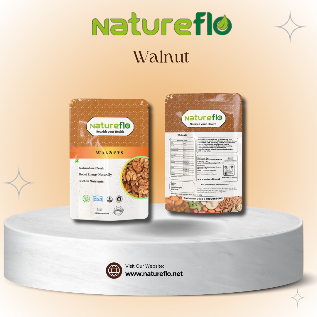 Natureflo Nuts Combo – 600g (150g each of Cashews, Almonds, Walnuts, Pistachios)