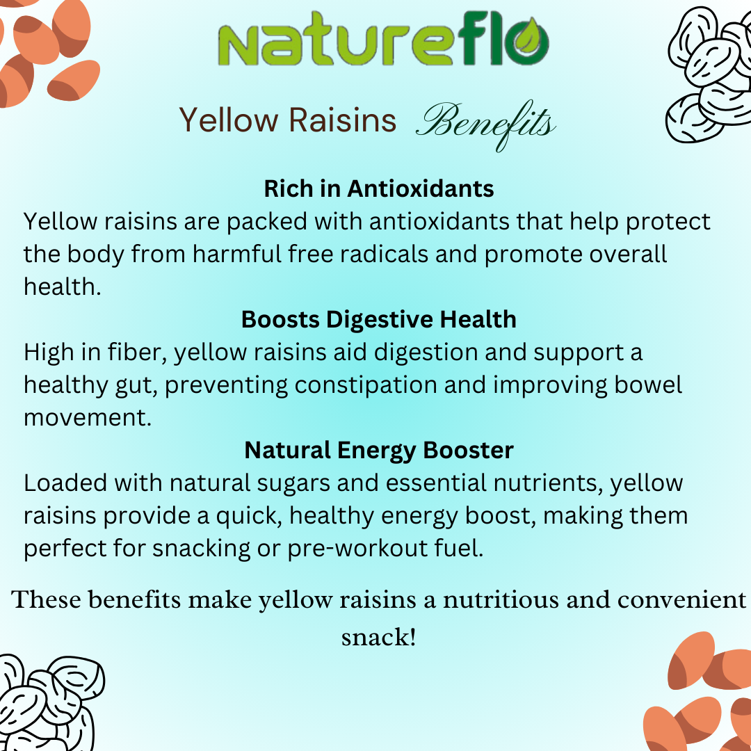 NatureFlo Raisins - Yellow